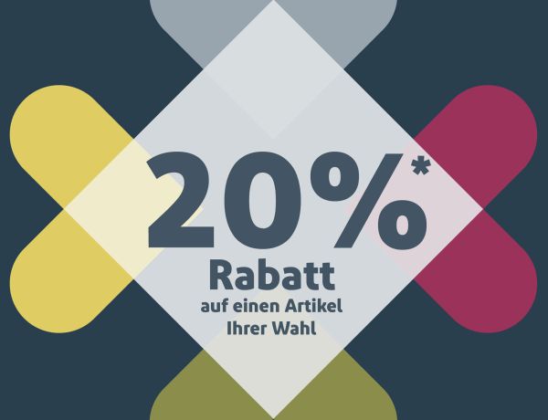 20% Rabatt auf einen Artikel Ihrer Wahl